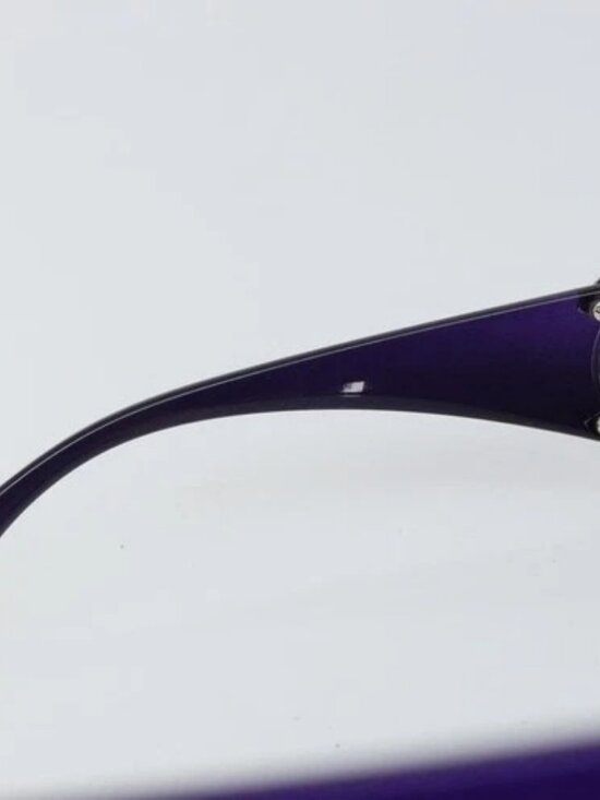 CHANEL Sunglasses plastic Purple CC Auth SW2002 main image 11